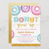 Donut groeit op uitnodiging van één dag (Voorkant / Achterkant)