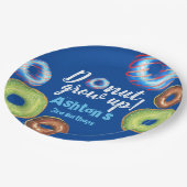 Donut Grow omhoog Doughnut Personalized Birthday P Papieren Bordje (Gekanteld)
