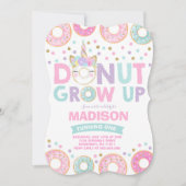 Donut Grow Up Anniversaire Invitation Donut & Unic (Devant)