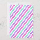 Donut Grow Up Kleurrijke Verjaardag Uitnodiging (Achterkant)