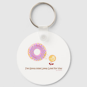 Donut Hole Love Sleutelhanger