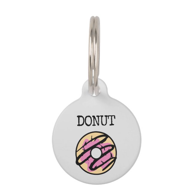Donut Huisdierpenning (Voorkant)