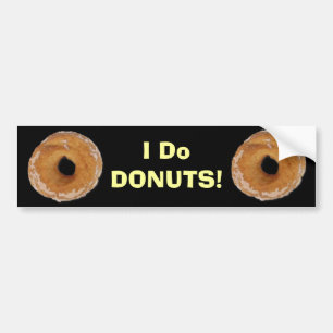DONUT HUMOR BUMPERSTICKER
