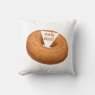 Donut Humor op maat werpen kussen