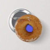 DONUT HUMOR RONDE BUTTON 5,7 CM (Voorkant /achterkant)