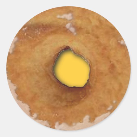 DONUT HUMOR RONDE STICKER (Voorkant)