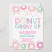 Donut Invitation Anniversaire Donut Grow Up Party (Devant)