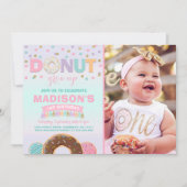 Donut Invitation Anniversaire Donut Grow Up Party (Devant)