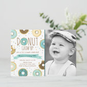 Donut Invitation Anniversaire Donut Grow Up Party (Debout devant)