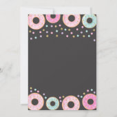 Donut Invitation Anniversaire Donut Grow Up Party (Dos)