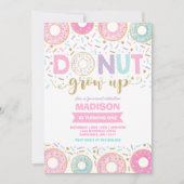 Donut Invitation Anniversaire Donut Grow Up Party (Devant)