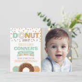 Donut Invitation Anniversaire Donut Grow Up Party (Debout devant)