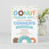 Donut Invitation Anniversaire Donut Grow Up Party (Debout devant)