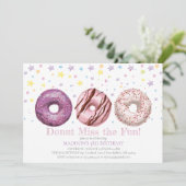 Donut Invitation Anniversaire Donut Grow Up Party (Debout devant)