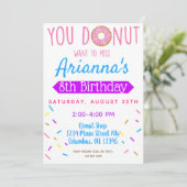 Donut, Invitation du Parti Anniversaire de enfant  (Debout devant)