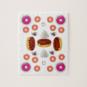 Donut Jigzaag Puzzle Legpuzzel
