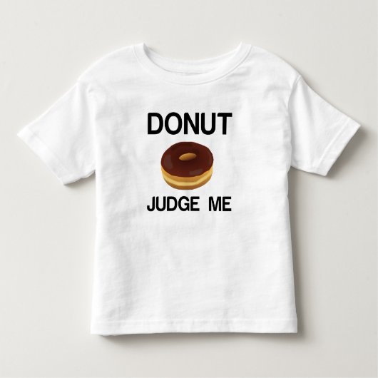 DONUT JUDGE ME KINDER SHIRTS (Voorkant)
