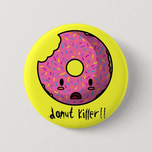 Donut Killer Button (Voorkant)