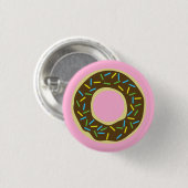 Donut Kind Birthday Party Cute Ronde Button 3,2 Cm (Voorkant /achterkant)