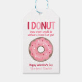 Donut Kinder Valentijnsdag Gift Classroom Label Cadeaulabel (Voorkant)
