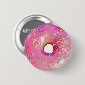 Donut knop ronde button 5,7 cm (Voorkant /achterkant)