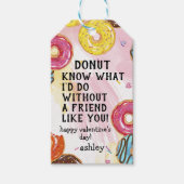 Donut Know Valentijn Cadeaulabel (Voorkant)