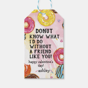 Donut Know Valentijn Cadeaulabel