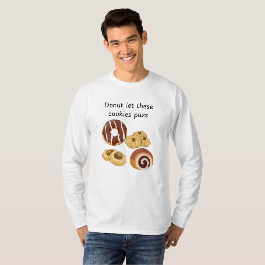 Donut let t-shirt (Voorkant volledig)