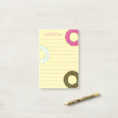 Donut Lieve Kind Donuts Post-it® Notes (Op bureau)
