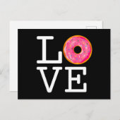 Donut Love Briefkaart (Voorkant / Achterkant)
