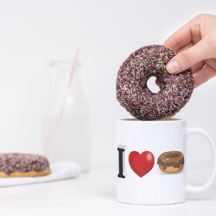 Donut Lover halve Koffiemok