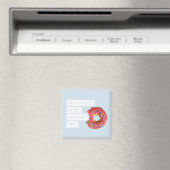 Donut Lover Magnet Blue Magneet (Insitu (Vaatwasser))
