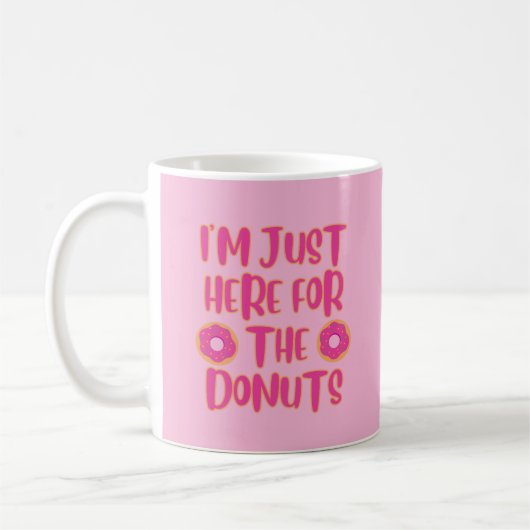 Donut Lovers Mug Pink Koffiemok (Links)