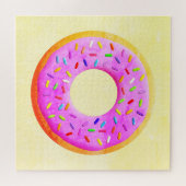 Donut met sprinttekening legpuzzel (Horizontaal)