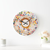 Donut met wandklokken van prinsessen grote klok (Huis)