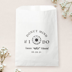 Donut Mind If I Do Trouwfeest Bruidsfeest Donut Bedankzakje