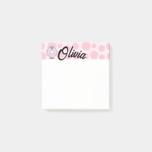 Donut mit Namen personalisiert Post-it® Notes (Voorkant)