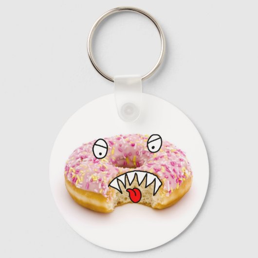 donut monsterketting sleutelhanger (Voorkant)