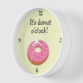 Donut O'Clock grappige voedselfoto (Hoek)