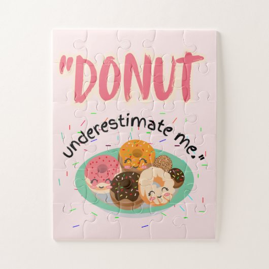 DONUT ONDER SCHATTING LEGPUZZEL (Verticaal)
