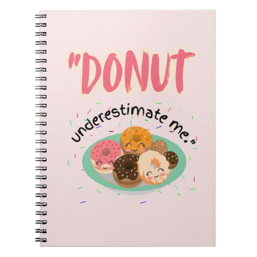DONUT ONDER SCHATTING NOTITIEBOEK (Voorkant)