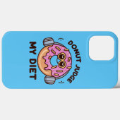 Donut Oordeel Mijn Dieet - Grappige Humor Case-Mate iPhone Case (Achterkant (horizontaal))