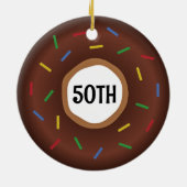 DONUT ORNAMENT 50TH BIRTHDAY OF JUBILEUM (Achterkant)