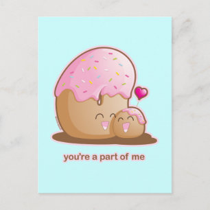 Donut Pair Briefkaart