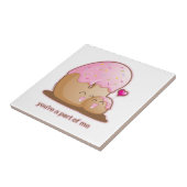 Donut Pair Tegeltje (Zijkant)