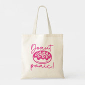 Donut Panic Tote Bag (Achterkant)