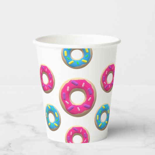 Donut Papieren Bekers (Voorkant)