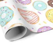 Donut Party Cadeaupapier (Rol Hoek)
