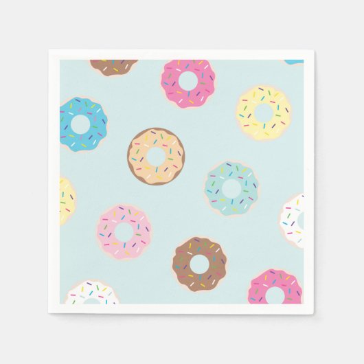 Donut Party Napkins Servetten (Voorkant)