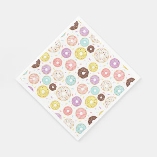 Donut Party Paper Napkins Servet